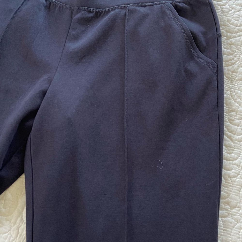 STYLUS Navy Joggers Pull On Stretch Waist Pockets Athleisure Gorpcore - Picture 8 of 13